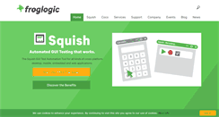 Desktop Screenshot of froglogic.com