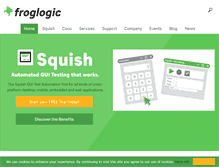 Tablet Screenshot of froglogic.com