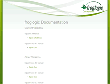 Tablet Screenshot of doc.froglogic.com